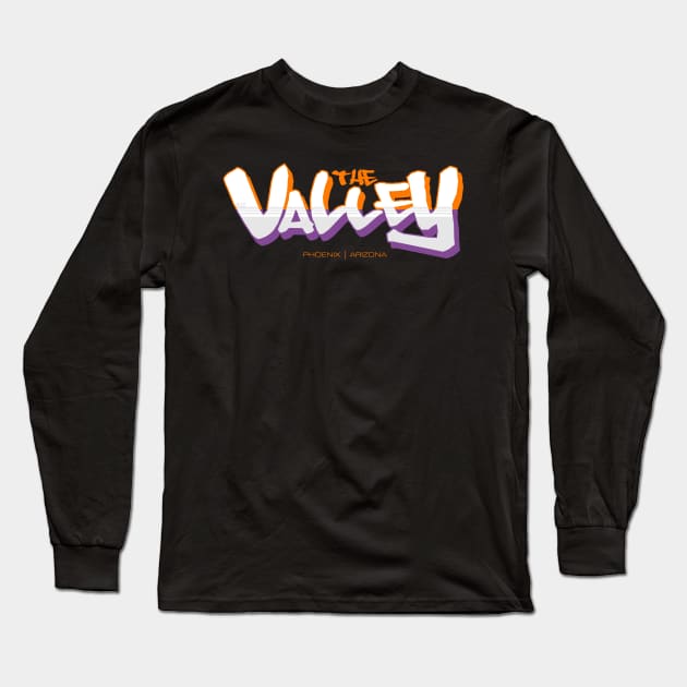 Phoenix Suns: The Valley Long Sleeve T-Shirt by CraigAhamil